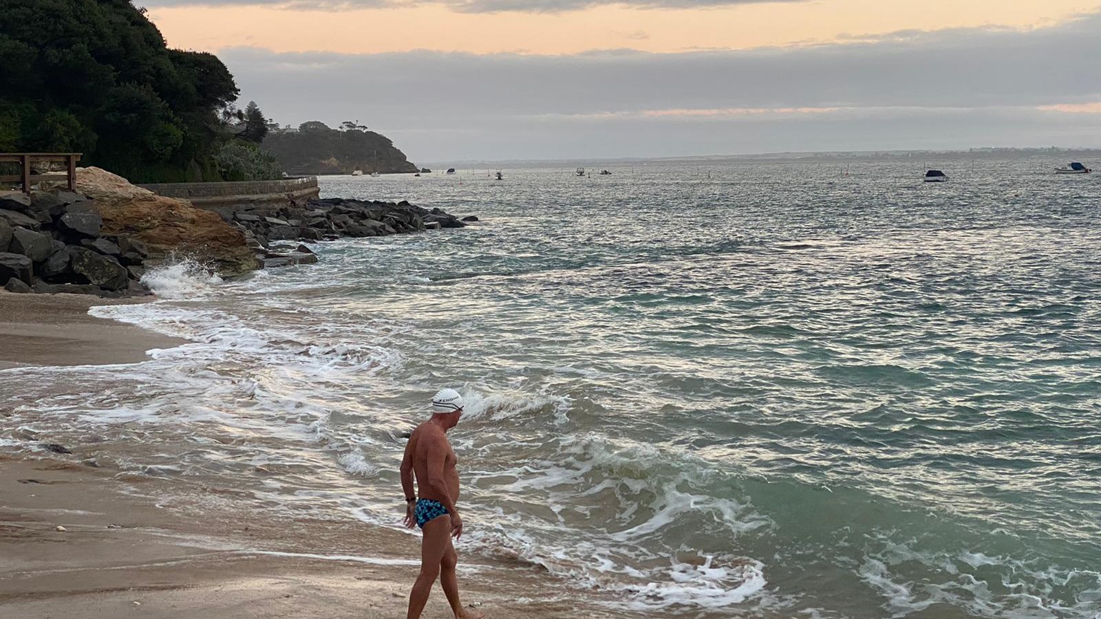 Nick Martin's English Channel Fundraiser Nick swim pic 246 uai