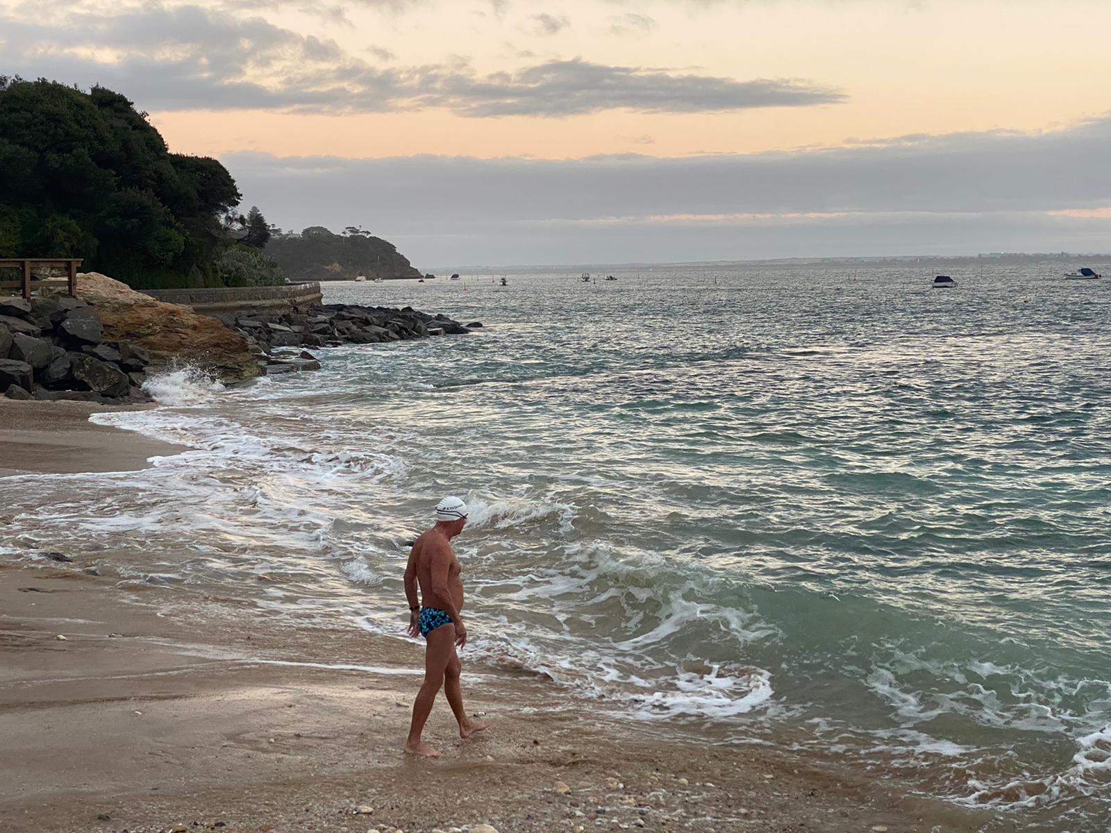 A Deep Dive into Nick Martin's English Channel Fundraising Strategy Nick swim pic 246