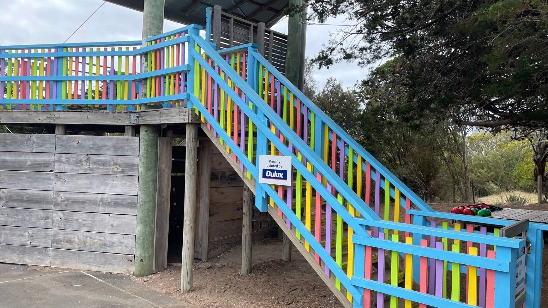 A Fresh Look for Our Flying Fox Stairs Flying Fox.2 1 uai