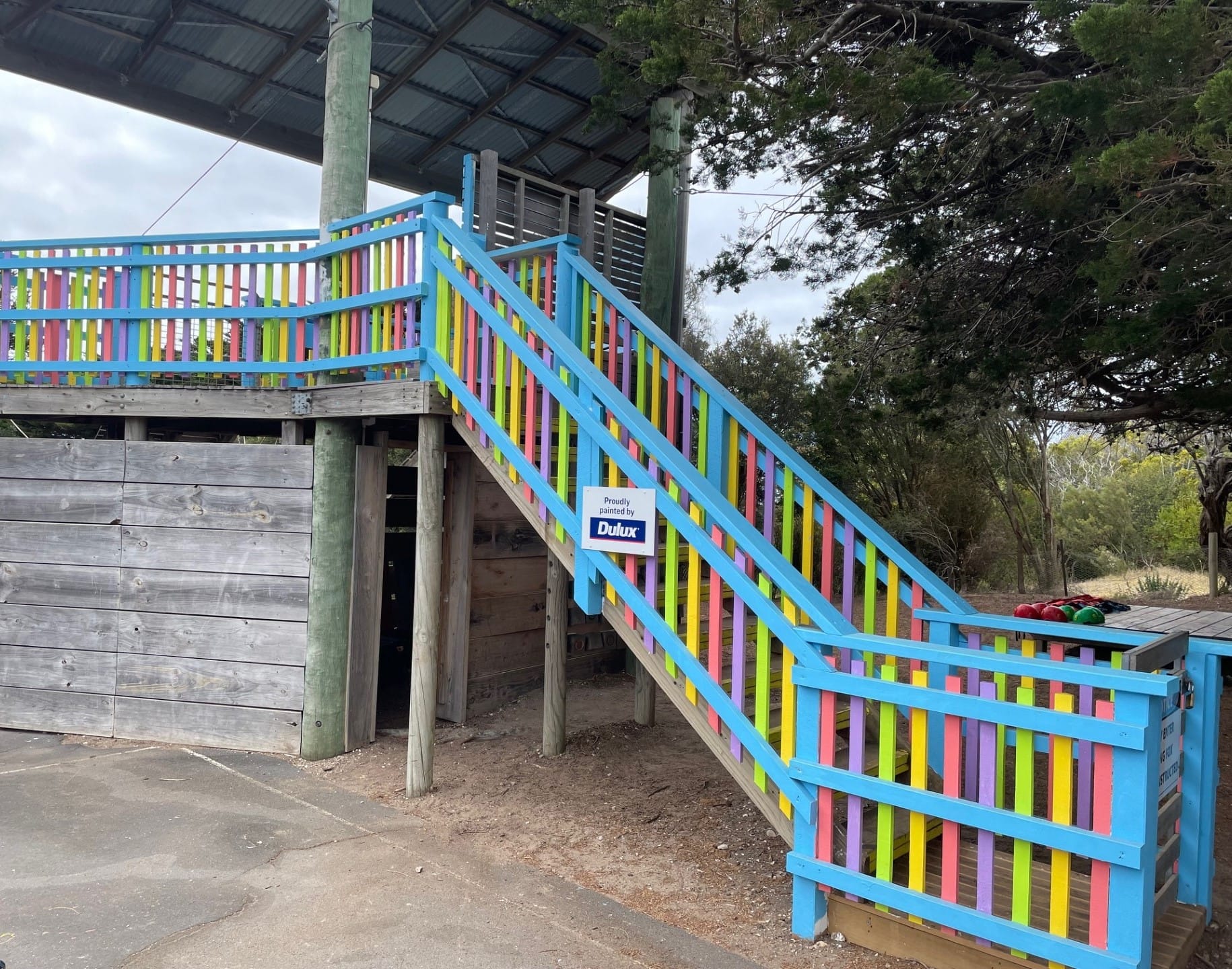 A Fresh Look for Our Flying Fox Stairs Flying Fox.2 1